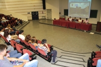 Jornada de Acogida al alumnado de Veterinaria celebrada esta maana en el Aula Magna de Rabanales