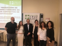 Javier Morillo, Irene Pascual, Ricardo Chacn, Mamen Nio, Teresa Ros, y Pilar Alba.