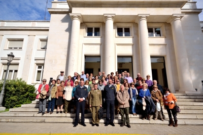 El grupo durante una de sus visitas