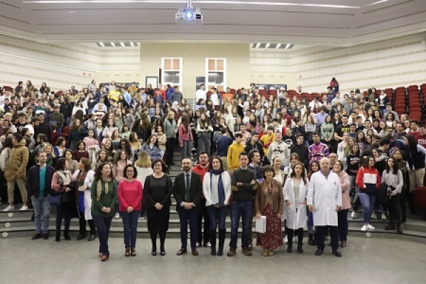 Imagen de la presentación de las jornadas en el Aulario Averroes del Campus de Rabanales.