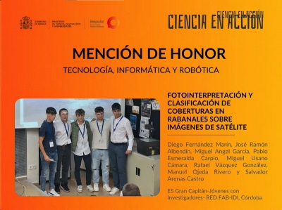 El concurso Ciencia en Acción premia un proyecto tutorizado por la UCO sobre vegetación e imágenes satelitales