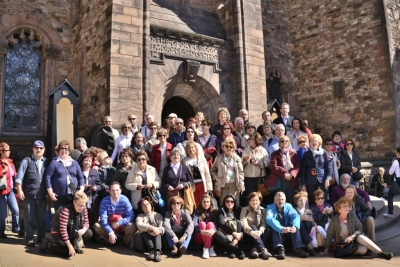 Los alumnos de la Ctedra durante una de las visitas