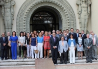 Foto de familia de autoridades asistentes a la inauguracin del  OCIB