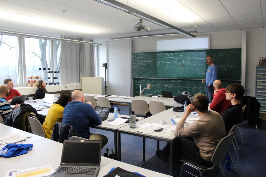 Investigadores durante la reunión celebrada en Trier